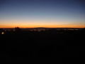 Sun setting over Albuquerque