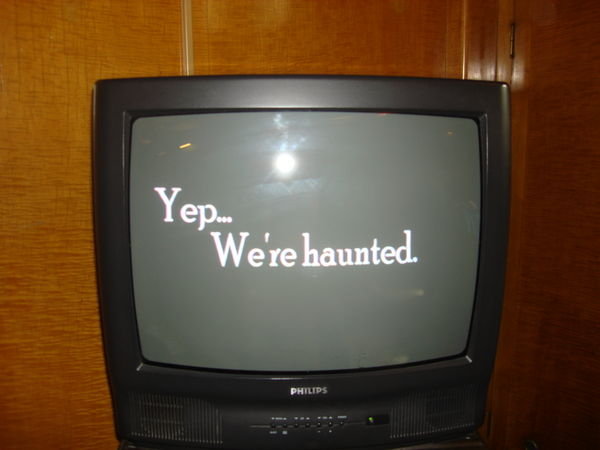Yep, It's haunted
