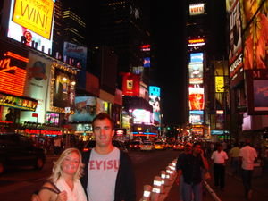 me and soph time square