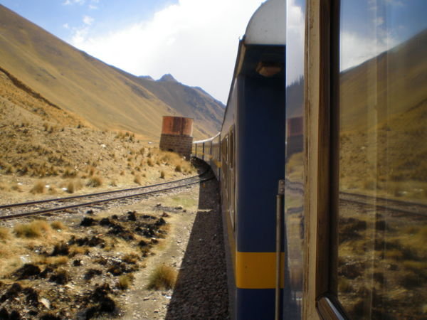 Zugfahrt zum Titikakasee