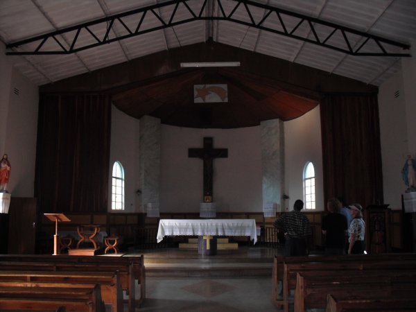 Inside of the church