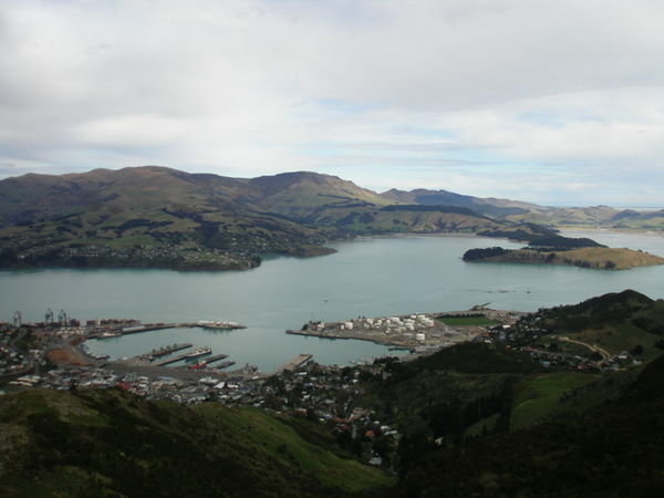 The view over Lyttelton
