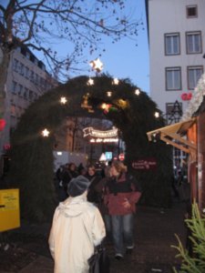 Entrance at Koln Weihnachtsmarkt
