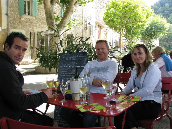 Lunching in the Provencal hills