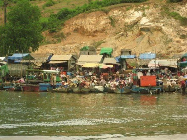Cambodian River Village