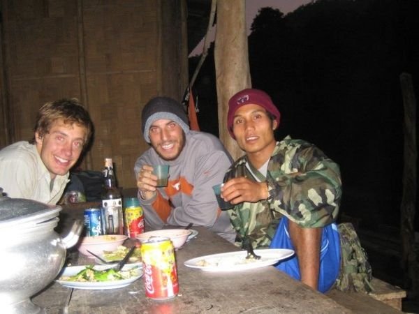 Dinner with Jungle Friend and Trekking Guide Sombat