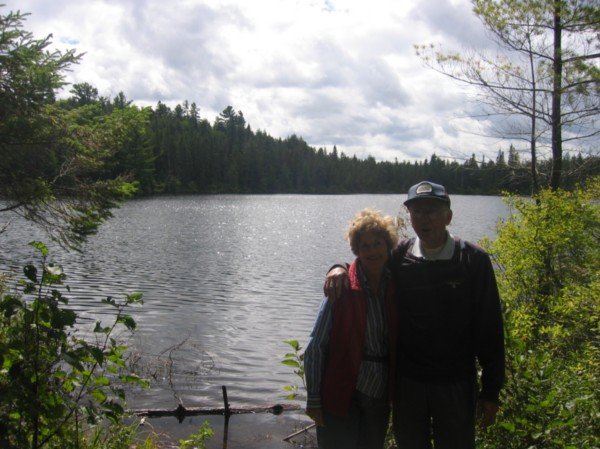 Auntie Pam & Don at Algonquin Park, Ontario