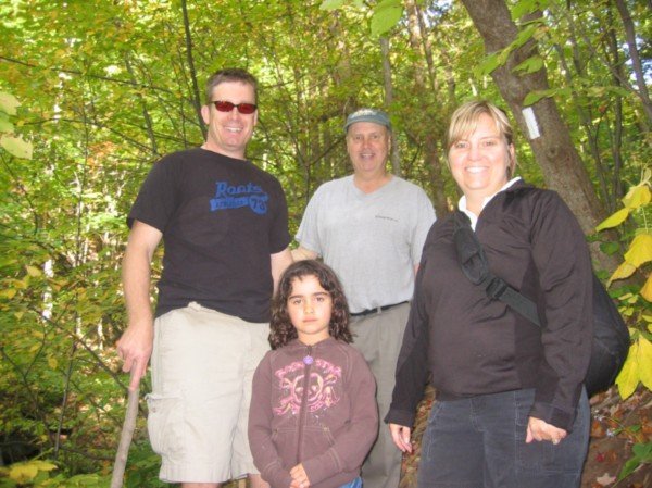 Craig, his niece Katy, her grandpa Rick, & Mel