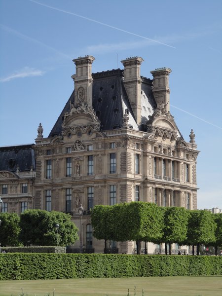 Royal building in the Tuileries garden 