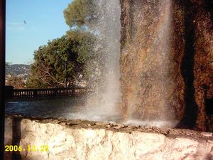 Fountain in citadel ruins park, Nice II
