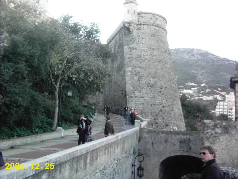 Entrance to the Medieval Walls of Vieux Monaco