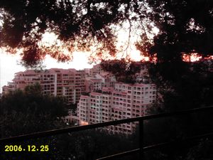 View of Monaco from les Jardins Exotiques