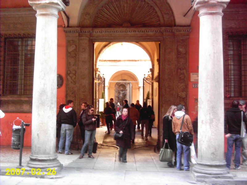 Students Leaving Class, Bologna