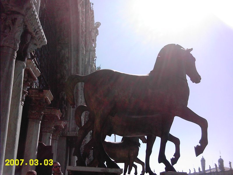 Saint Mark's Horses, Piazza di San Marco