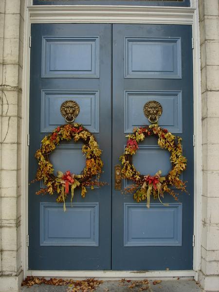front doors to the church