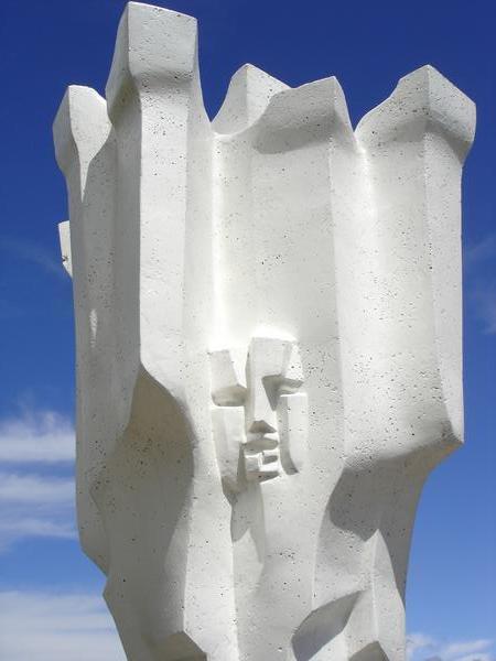 white statue