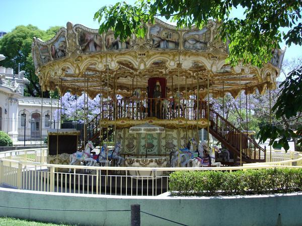 antique carousel