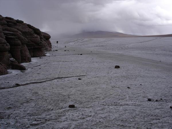 snow on the altiplano