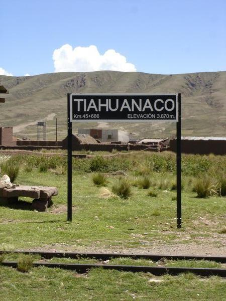 welcome to Tiahuanaco