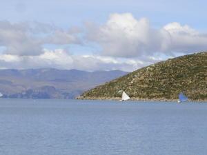 sailing boats on the lake