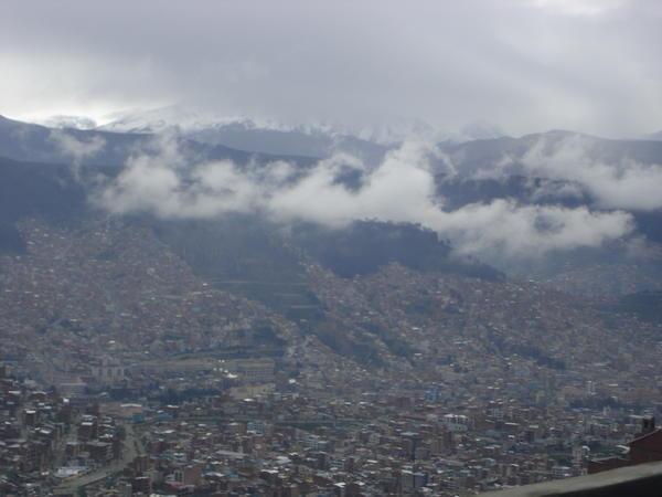 leaving La Paz on a cold morning