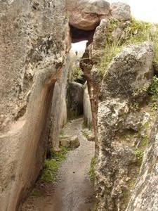 tunnels in limestone