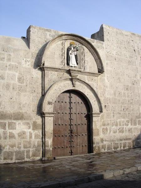 doorway to the Santa Catalina convent