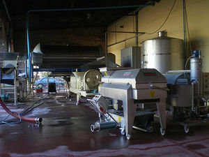 Machinery at the first winery