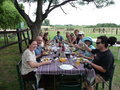 BBQ lunch (then out on the horses again!)