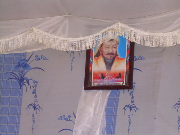 Famous Mongolian Man in our Yurt