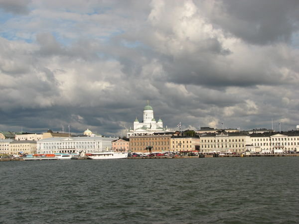 Helsinki from a boat