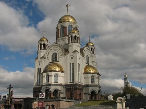Church built on the site of the Romanov's murder
