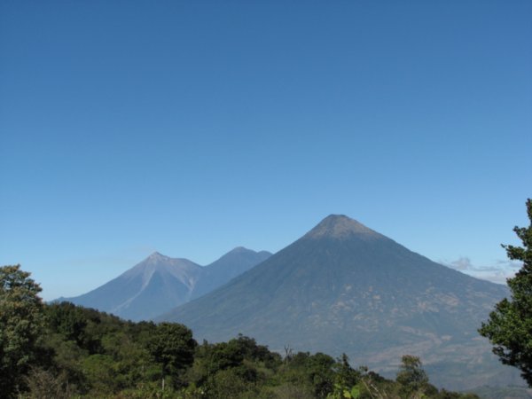 Fuego, Acatenango and Agua volcanoes