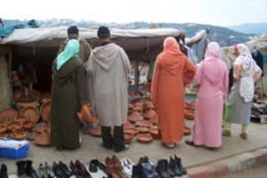 Market Scene: Moroccans in a Moraccan World