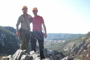 Celebrating the First Ascent at Portas do Amorao, Undeveloped Crag in Proenca-a-Nova