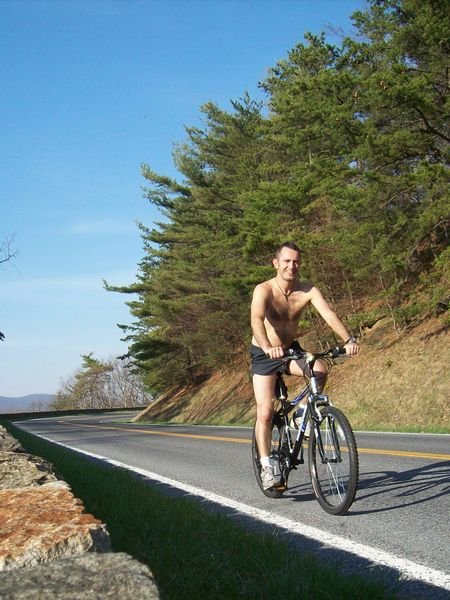 Cycling In Shenandoah's Afternoon Heat