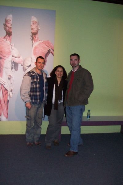 With Teresa and Thomas at Body Exhibition