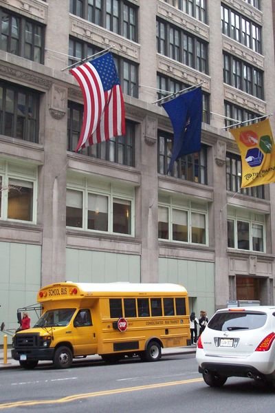 School Bus in Manhattan