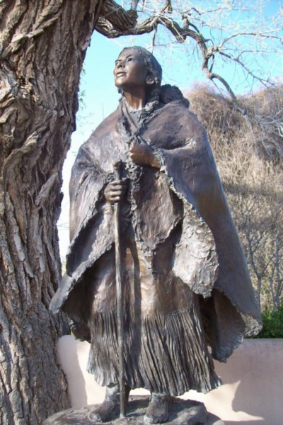 Sculpture of an Indian Mother