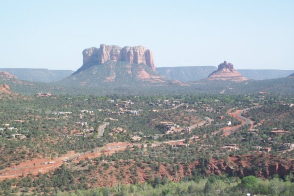 Sedona's View with Courthouse Butte and Bell Rock