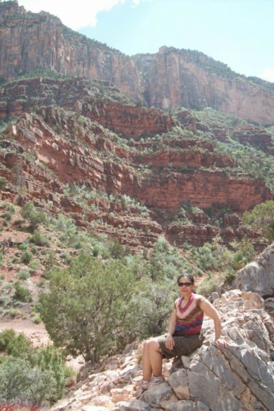 Teresa, a Long Way Down from the South Rim