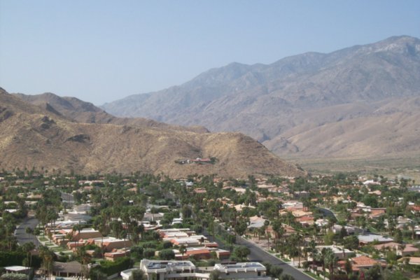 Palm Springs View from Hiking Trail