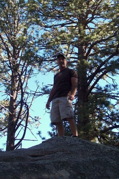 David on a Boulder