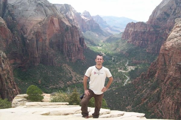 Only  Wings Missing on the Fabulous Top of  Angels Landing