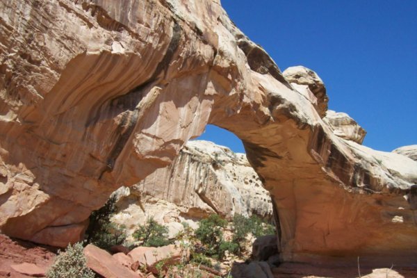 Natural Arch in Capitol Reef