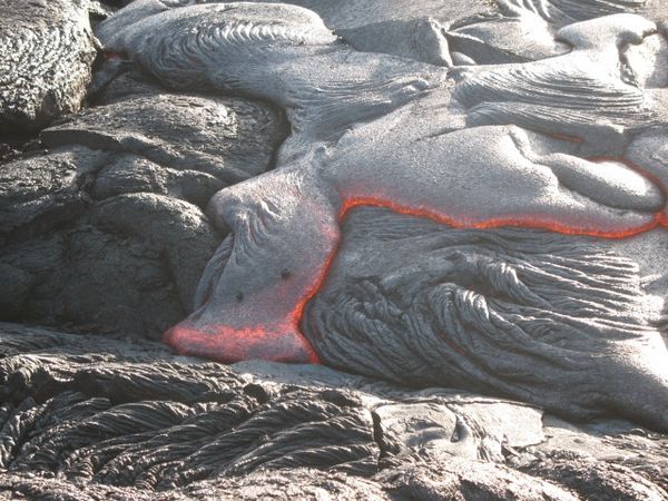 Red Lava flow