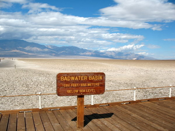 lowest point in north and S America?