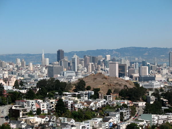 A view of the city from Twin Peaks