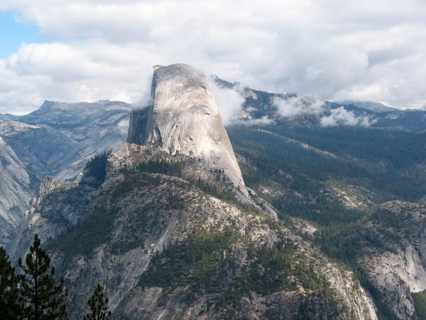 This granite monolith is called Half Dome