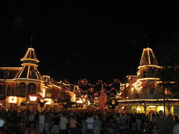 Magic Kingdom at night